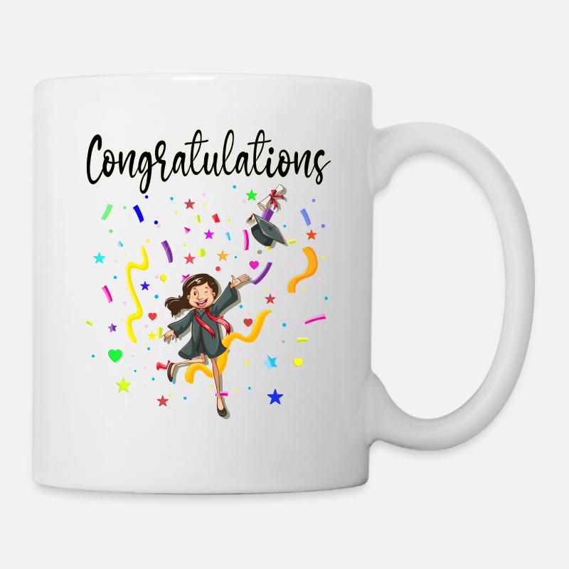 Herzlichen Glückwunsch - Tasse - Weiß