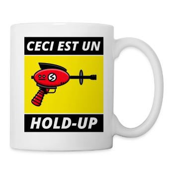 Ceci est un Hold-Up - SF Comics Gun - Mug blanc - blanc - Droite