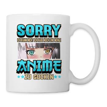 Anime Otaku Weeb Merch Figur Cosplay Manga Lustig - Tasse - Weiß - Rechts