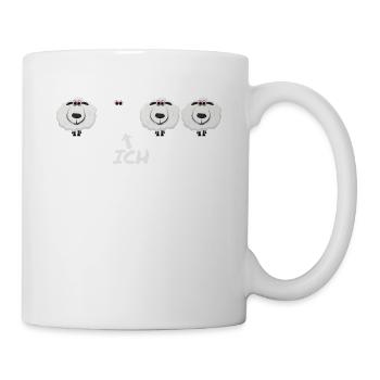 ovins moutons - Mug blanc - blanc - Droite