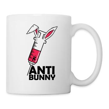 Anti-Körper lustige Hasen-Osterimpfung - Tasse - Weiß - Rechts