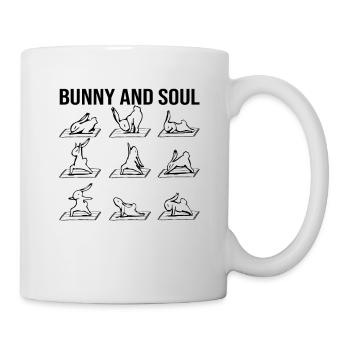 Hasenyoga Für Yoga-Hasen - Tasse - Weiß - Rechts