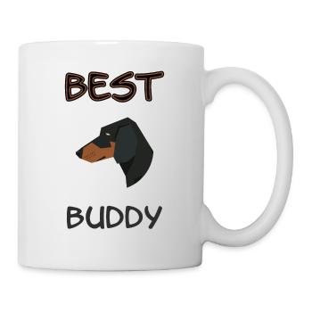 Best Buddy Dackel - Tasse - Weiß - Rechts