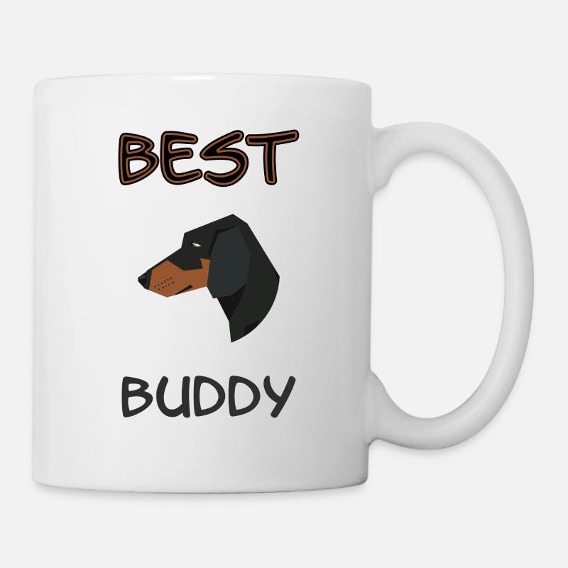 Best Buddy Dackel - Tasse - Weiß