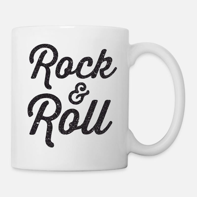 Rock n Roll - Tasse - Weiß