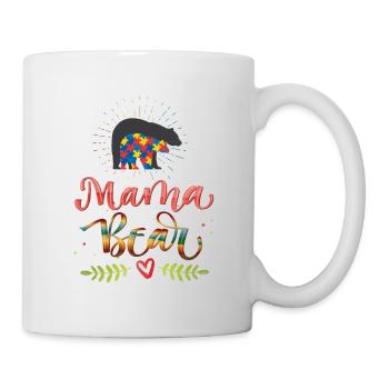 Autisme Maman Ours - Mug blanc - blanc - Droite