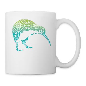 Maori Kiwi New Zealand - Tasse - Weiß - Rechts