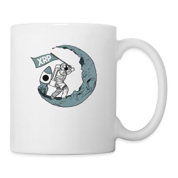 XRP A la lune Ripple XRP Astronaut Crypto - Mug blanc - blanc - Droite