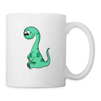 Bébé dinosaure - Mug blanc - blanc - Droite