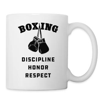 Boxen, Boxer - Tasse - Weiß - Rechts