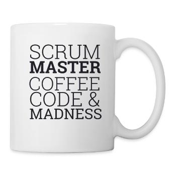 « Scrum Master Madness » | Scrum Master - Mug blanc - blanc - Droite