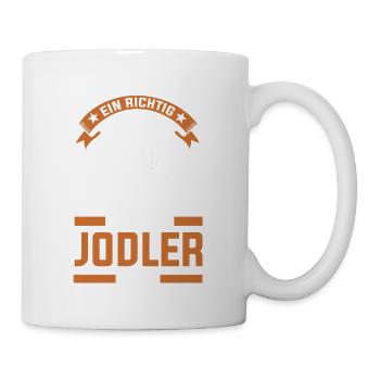 Jodlel Musik Jodler Jodelverein - Tasse - Weiß - Rechts