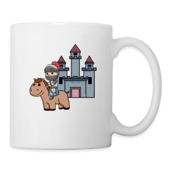 Médiévale Chevalier Château Guerrier - Mug blanc - blanc - Droite