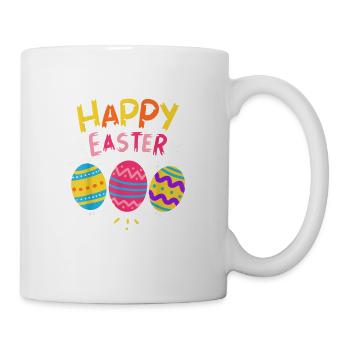 Easter Happy Easter Eggs Happy Easter - Mug - white - Right