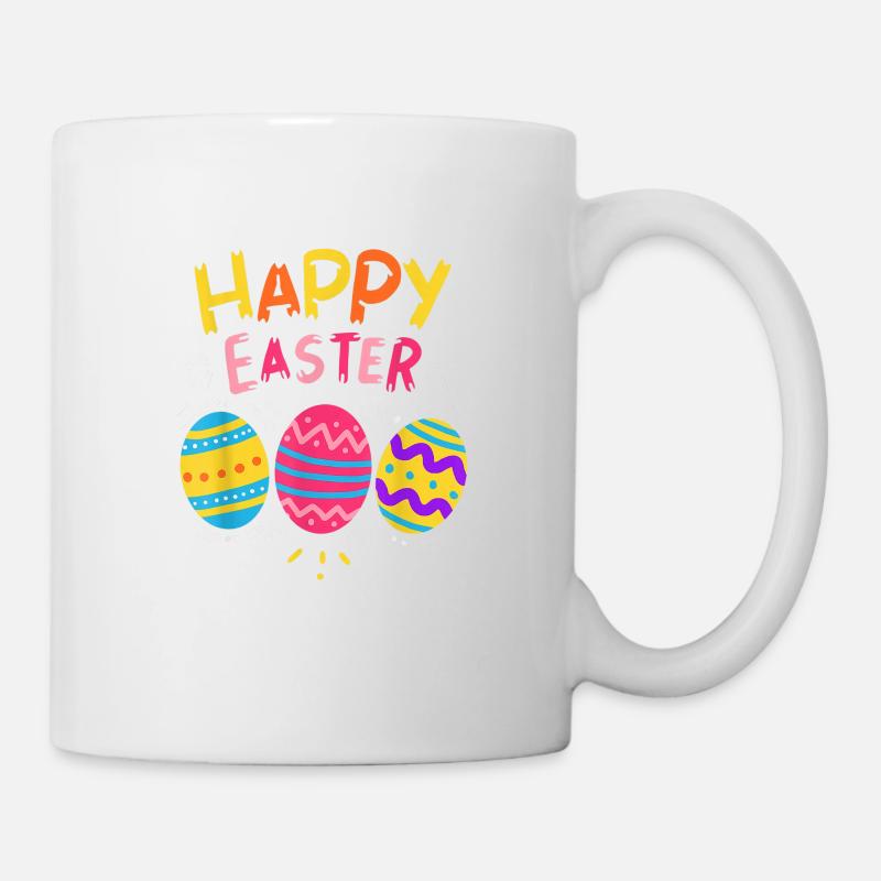 Pâques Joyeuses Pâques De Pâques Joyeux Pâques - Mug blanc - blanc