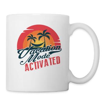 Vacation Mode Activated - Mug - white - Right