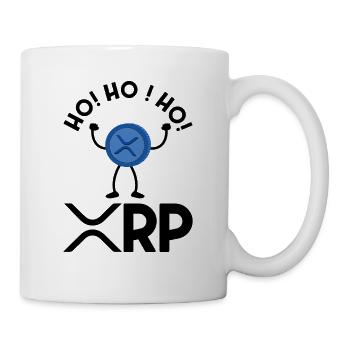 Ho Ho Hodl XRP Ripple Crypto Cryptocurrency - Mug - white - Right