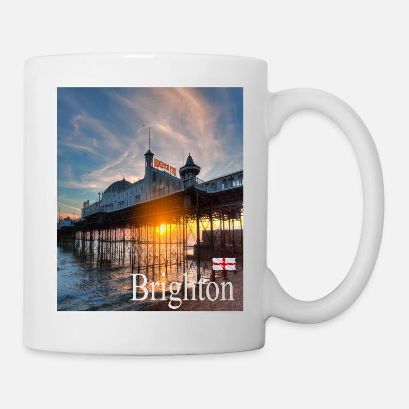 Brighton, England - Mug - white