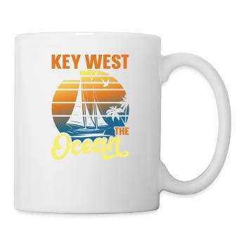 Nautiques voiliers nautiques, voile nautique, voile - Mug blanc - blanc - Droite