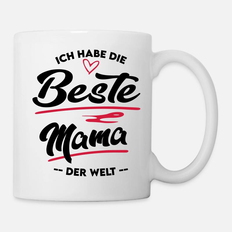 Baby Kinder Beste Beste Mama Mutti - Tasse - Weiß