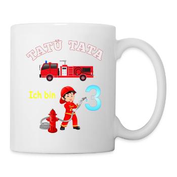 Ich bin 3 - Tasse - Weiß - Rechts