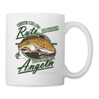 Geschenkidee für Angler - Tasse - Weiß - Rechts