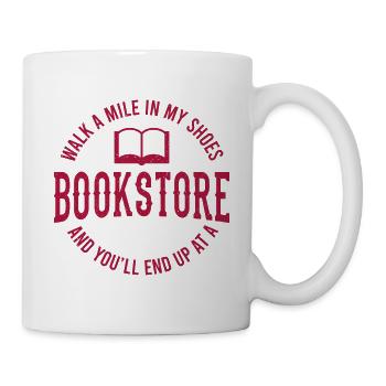 Bookseller Bookish Bookish Book lover readers - Mug - white - Right