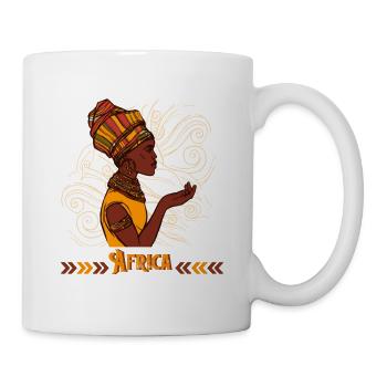 African woman with turban - Africa - Mug - white - Right