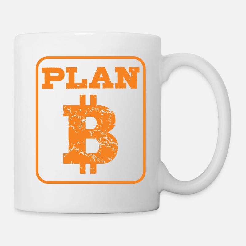 Bitcoin ist unser Plan B - Tasse - Weiß