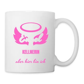 Kellnerin Engel - Tasse - Weiß - Rechts