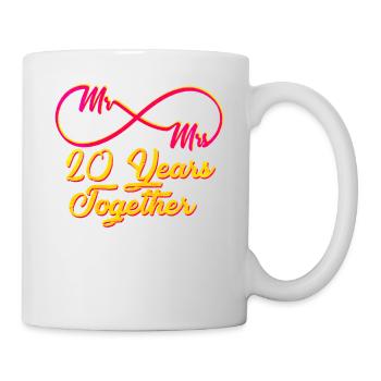 20th anniversary of the wedding - Mug - white - Right