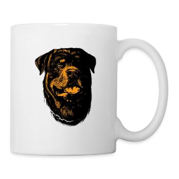 Rottweiler amateur de chien chien dog - Mug blanc - blanc - Droite