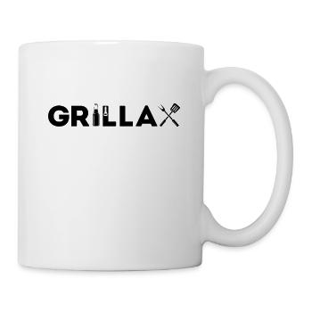 Grillax - Grillen, relaxen und das Leben genießen - Tasse - Weiß - Rechts