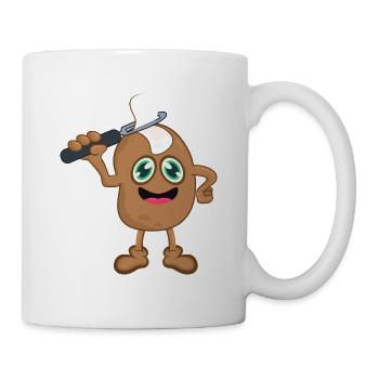 Kartoffel Küche Koch - Tasse - Weiß - Rechts