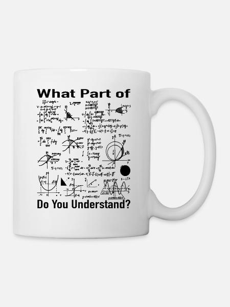 Mathématiques Enseignants Cadeau - Formules de maths - Mug blanc - blanc