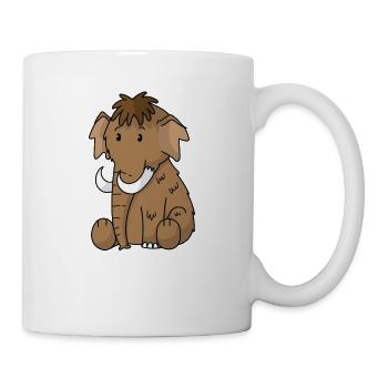 Mammut ganz lieb - Tasse - Weiß - Rechts