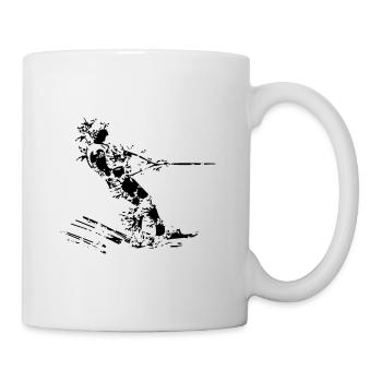 Water ski design - Mug - white - Right