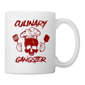 Culinary Gangster Skull Cook - Mug - white - Right