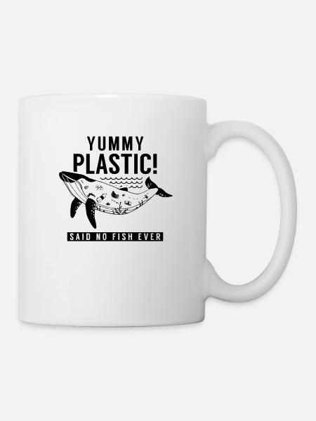 Plastik Ozean Verschmutzung Überfischung Meer - Tasse - Weiß