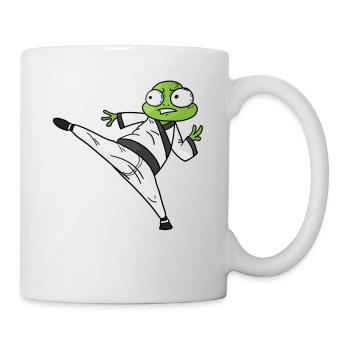 Karate Do Frog - Tasse - Weiß - Rechts