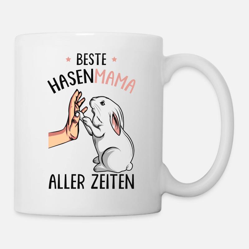 Hase - Tasse - Weiß