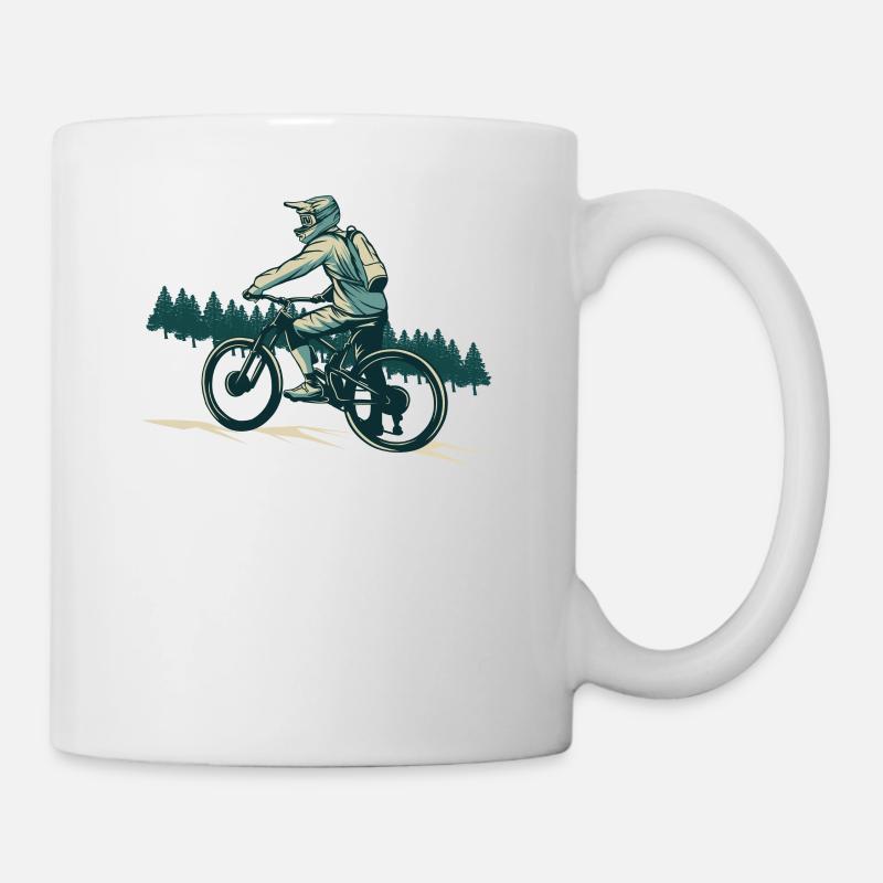 Vélos vélos vélo rétro vélo - Mug blanc - blanc