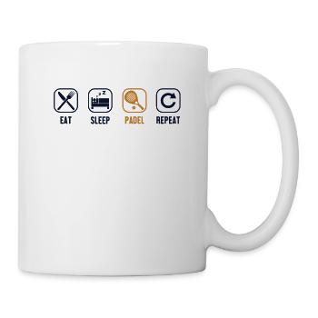 Eat Sleep Padel Repeat Padel Tennis Platform - Mug - white - Right
