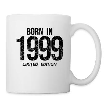 22. Geburtstag - BORN IN 1999 LIMITED EDITION - Tasse - Weiß - Rechts