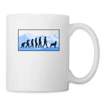 Harzer Fox Evolution Shepherd Gift - Mug - white - Right