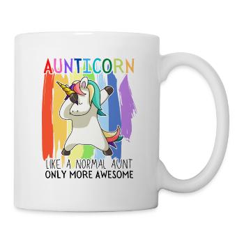 Aunticorn Dabbendes Unicorn Dabbing Unicorn Aunt - Mug - white - Right