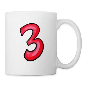 3 - Tasse - Weiß - Rechts