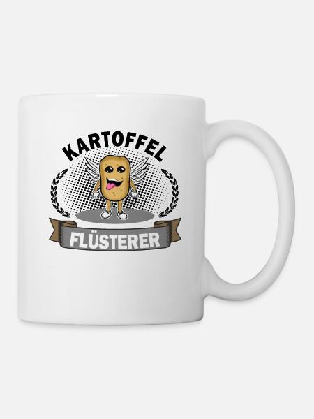 Kartoffel - Tasse - Weiß