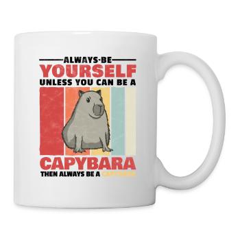 Be a Capybara funny water pig saying - Mug - white - Right