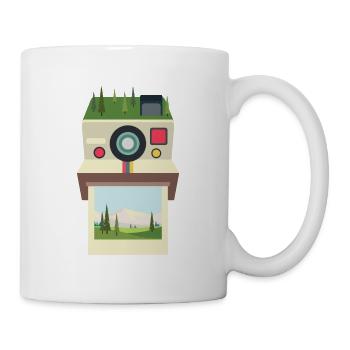 Nature Photographer Retro Camera Photography - Mug - white - Right